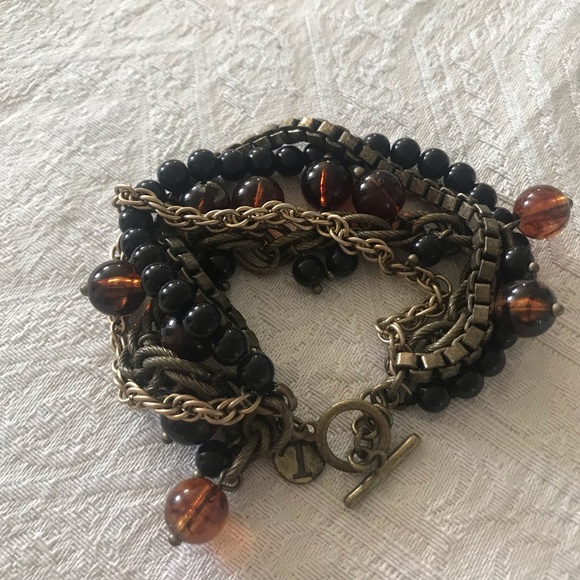 Talbots mixed media bracelet